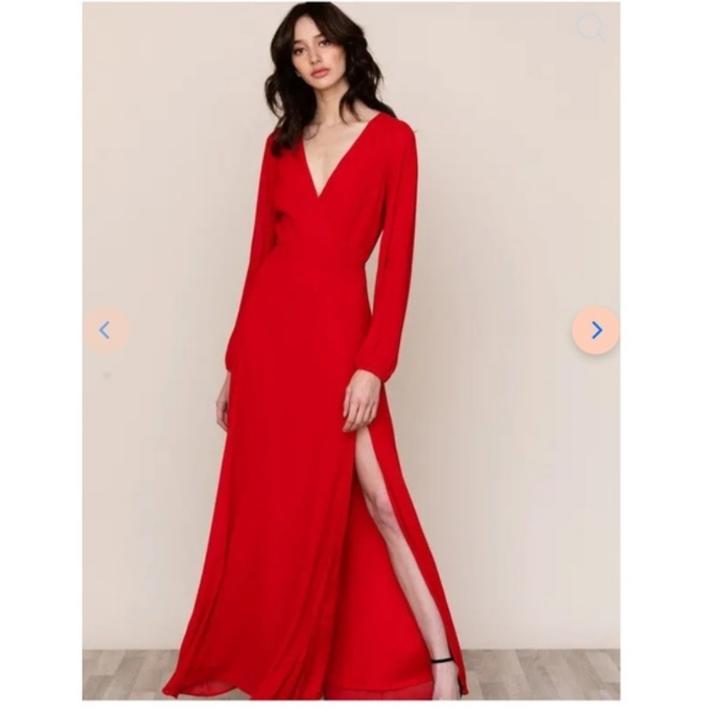 Yumi Kim Red Evening Gown